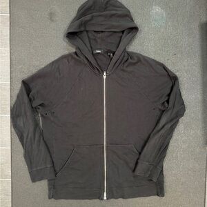 Theory lightweight terry full zip